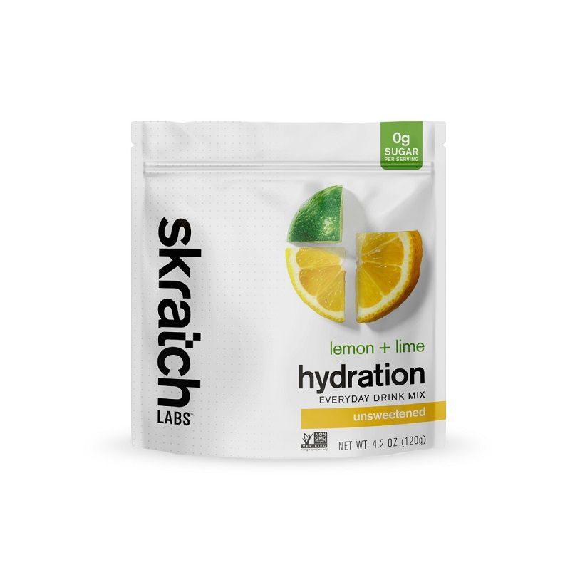 Skratch Labs Hydration Unsweetened Everyday Drink Mix, Color: Lemon+Lime