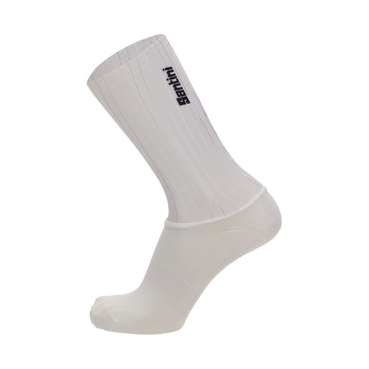 Santini MADSS Aero Sock, Color: White, Size: M/L