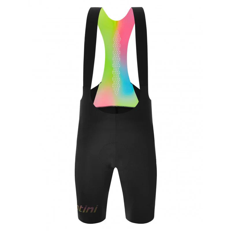 Santini Unico Mens Bib Short, Color: Black, Size: Med