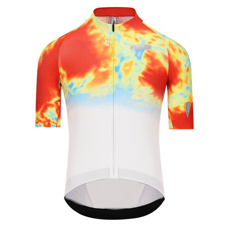 Q36.5 Gregarius Clima Weathermap Jersey, Color: White, Size: Med