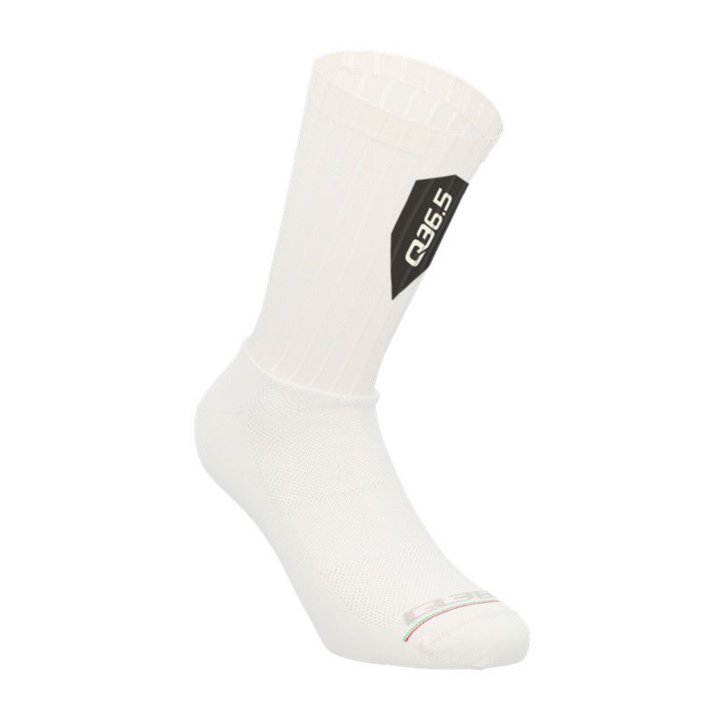 Q36.5 Dottore Aero 19 Socks, Color: White, Size: 40-43