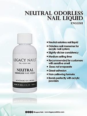 Neutral Odorless 2oz Liquid  LEGACY NAILS