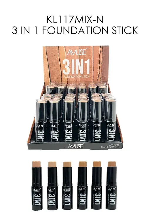 3 in 1 Fondation Stick KL117  Amuse