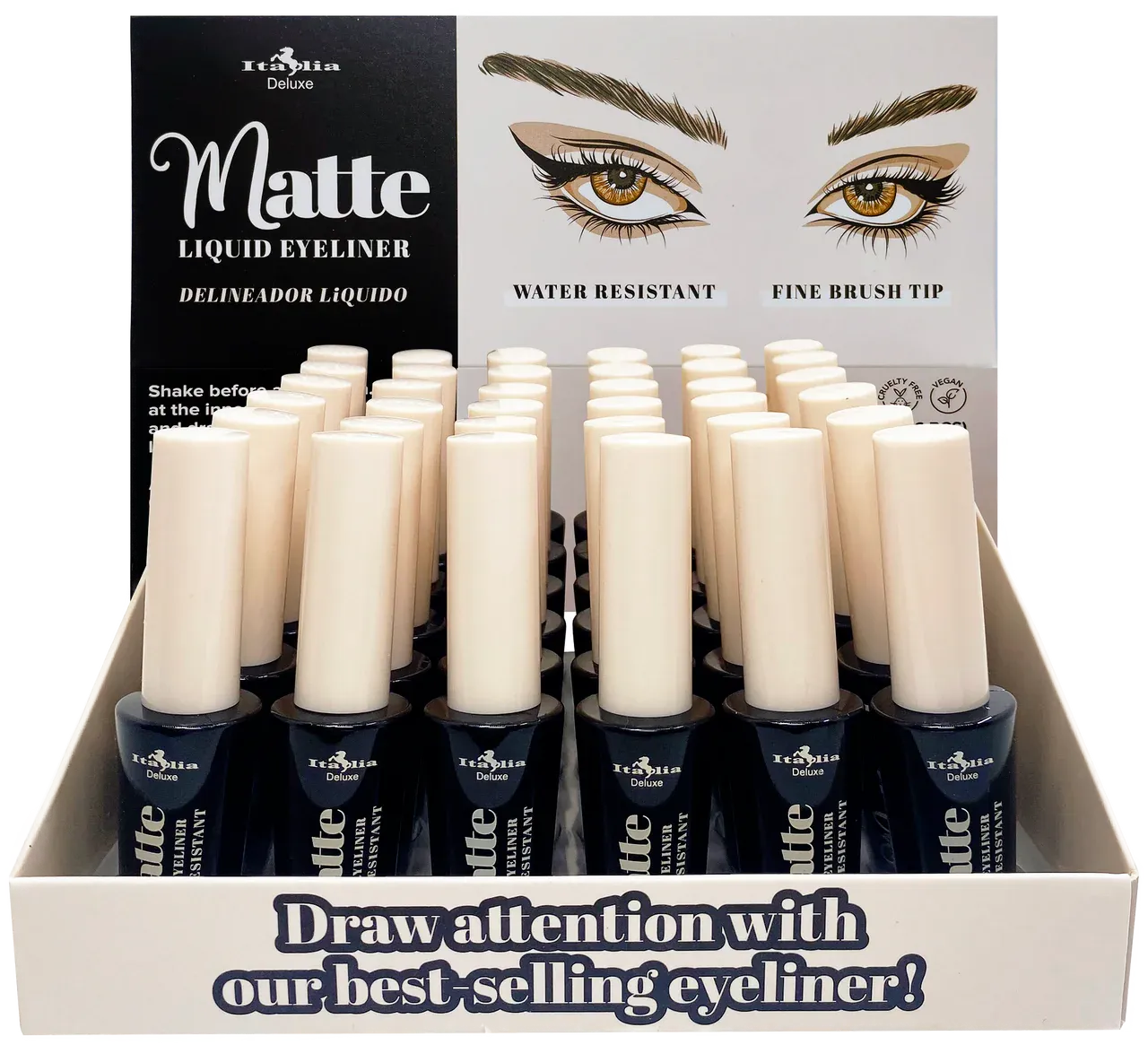 Matte liquid eyeliner waterproof  2309  ITALIA(36pc)
