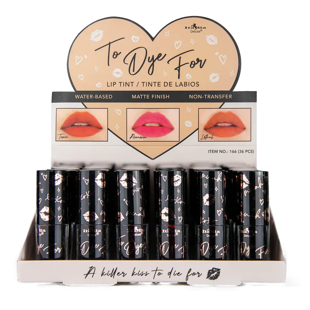 Italia Deluxe 166 To Dye For Lip Tint (36 units)