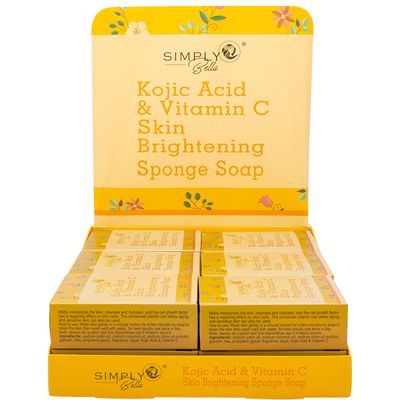 Vitamin Sponge Soap SIM039 simply Bella 6pc