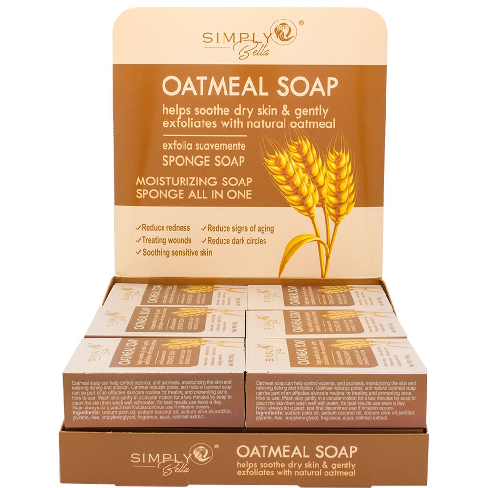 Oatmeal Sponge Soap SIM022 simply Bella