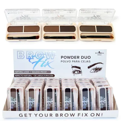 Italia Deluxe Brow Fix Powder Duo (36PC)  830BP