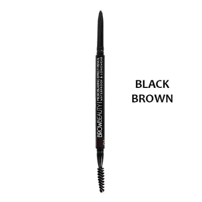 Microblading Effect brow pencil 800-1 black brown ITALIA  1DZ