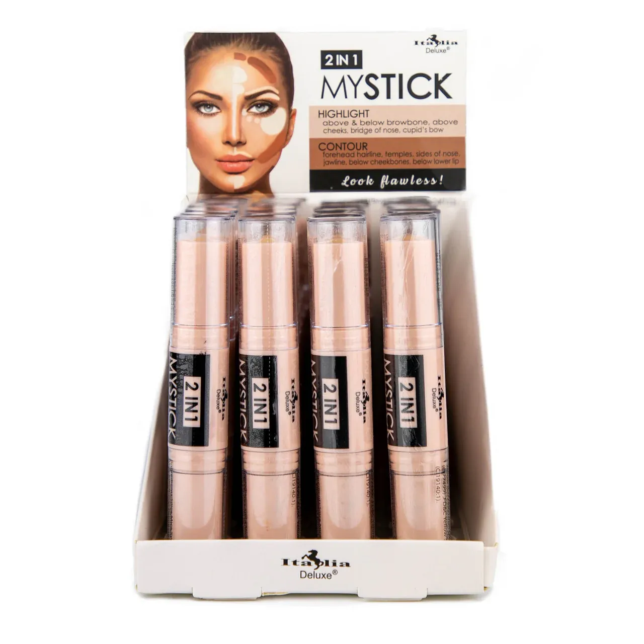 ITALIA -887B &#39;2 IN 1&#39; My Stick HIGHLIGHTER/CONTOUR  2 DZ Italia