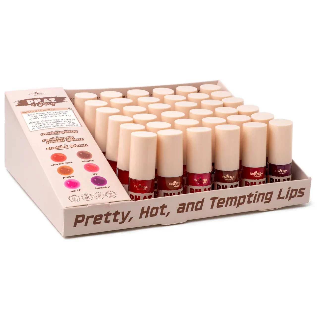 P.H.A.T. n&#39; Juicy Lip Glow Oil : 3 DZ ITALIA DELUX    189