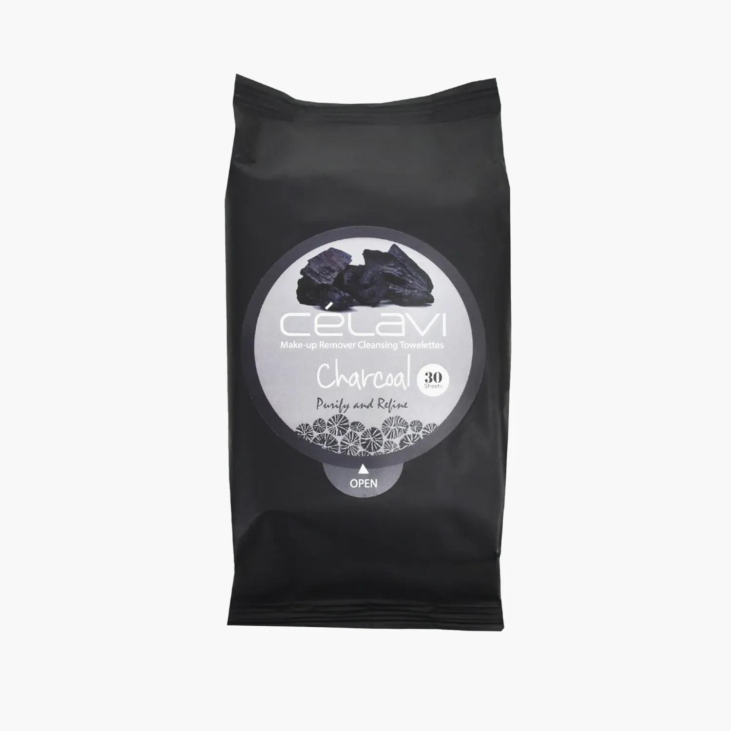 Cleansing Tissue Celavi  Charcoal 6pc