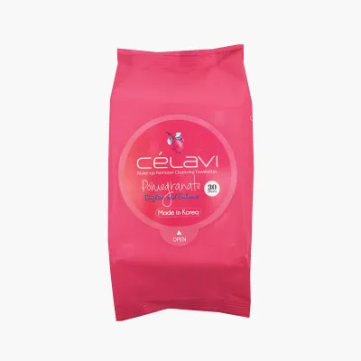 Cleansing Tissue Celavi Pomegranate 6pc