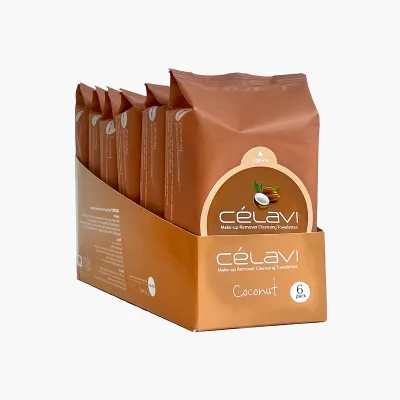 Cleansing Tissue Celavi Coconut 6pc