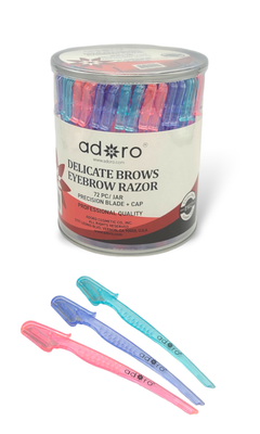 Delicate brows eyebrow razor 72pcs ADORO