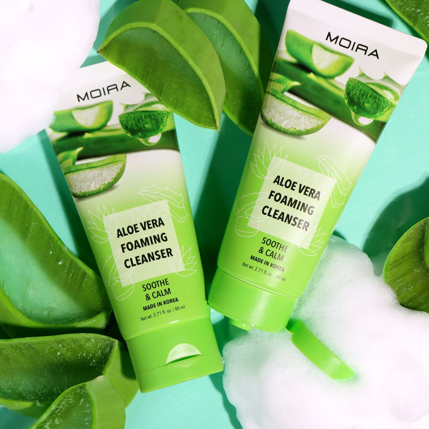 Aloe Vera Foaming Cleanser FOC004-1pc  Moira