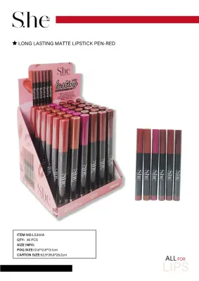 Matte Lipstick Pen LS300A-RED    SHE