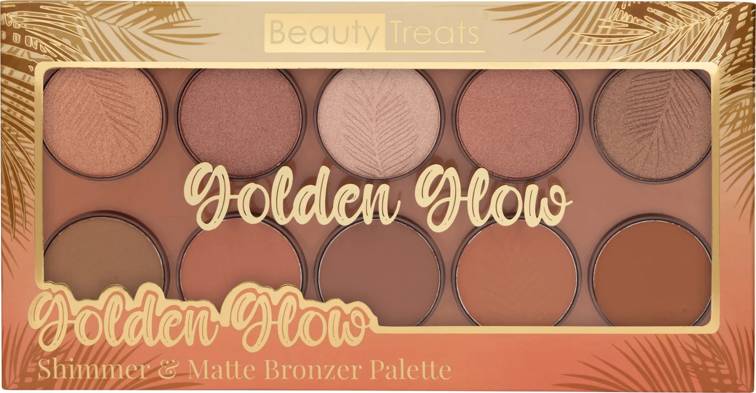 303-B GOLDEN GLOW FACE PALETTE Beauty Treats