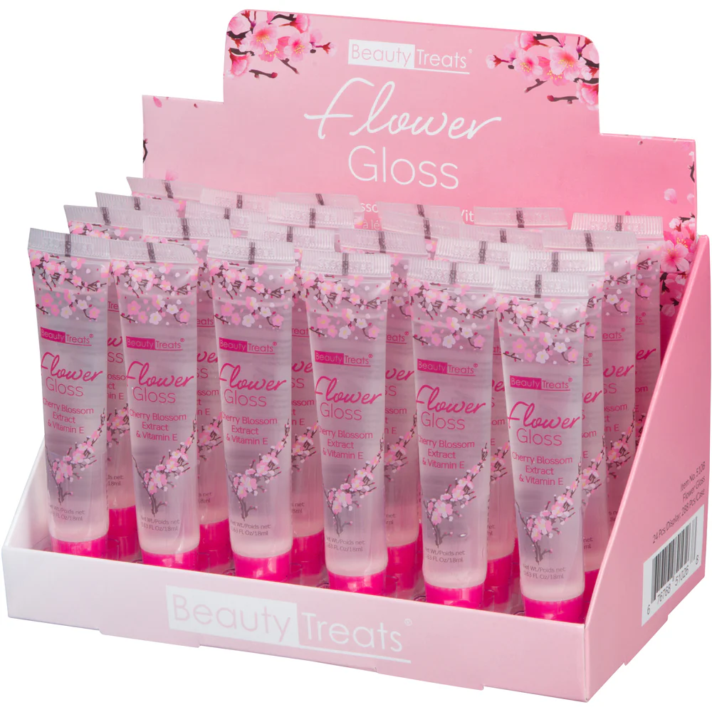 flower lip gloss Beauty treats
