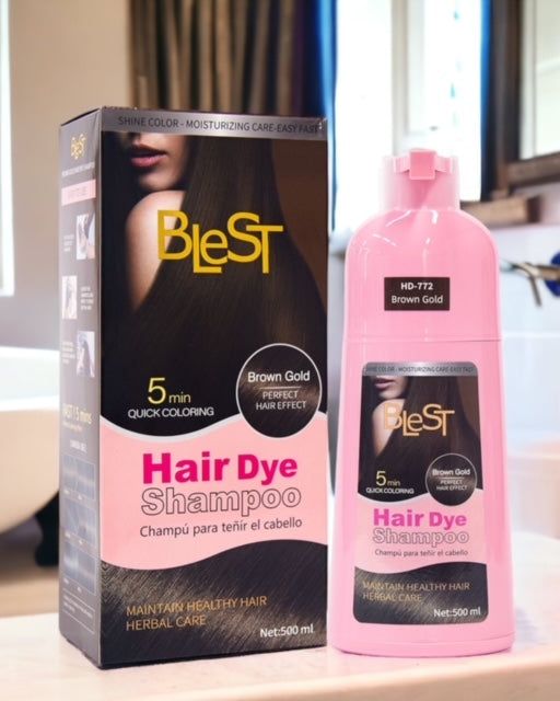 Hair Dye Shampoo HD-772  BLEST-1pc
