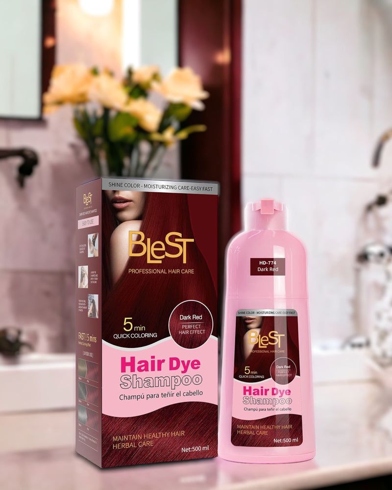 Hair Dye Shampoo HD-774  BLEST-1pc