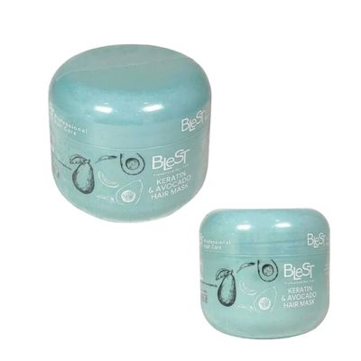 BLEST KERATIN AND AVOCADO HAIR MASK BH702 -1pc