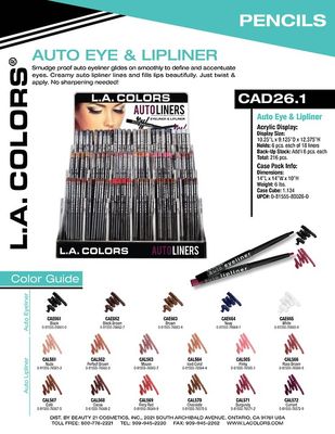 CAD26 Auto Eye &amp; Lipliner Display LA color
