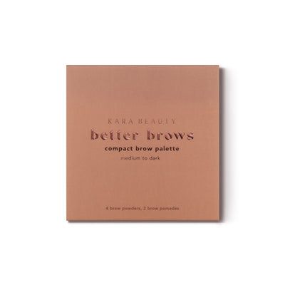 KARA BEAUTY Better Brows Compac Brow palette - Medium To Dark #EB17