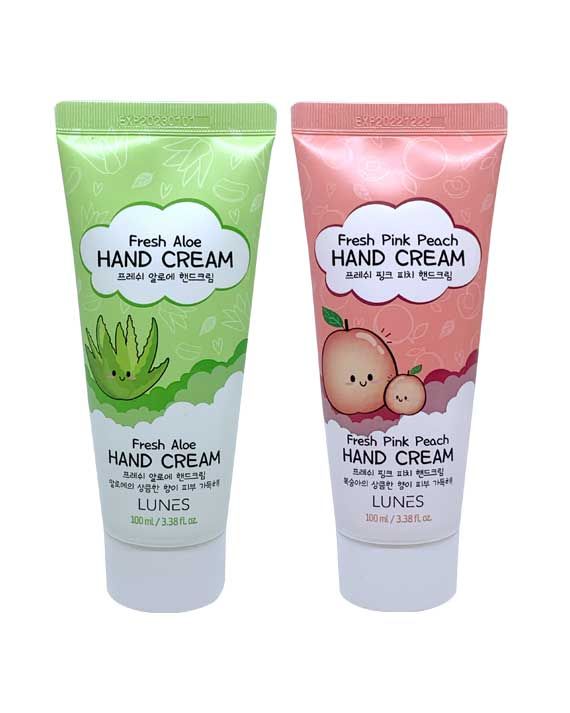 Fresh pink peach hand cream   Lunes-1pc