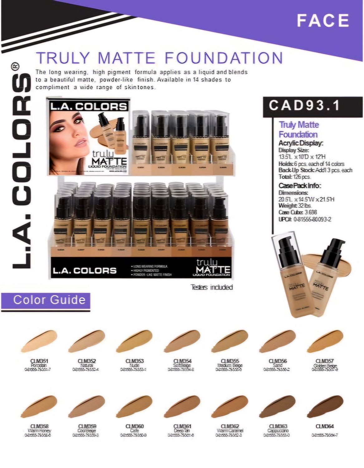 Truly Matte Display   126pcLA Color