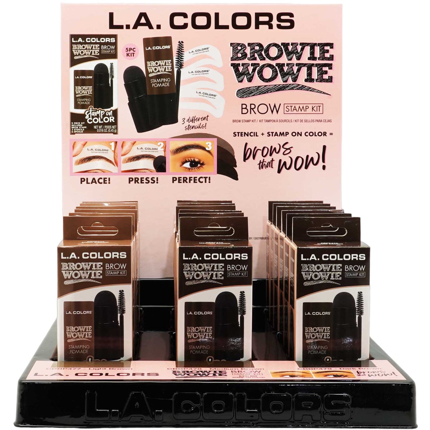 Brow Stamp Kit CLAC497  LA Color