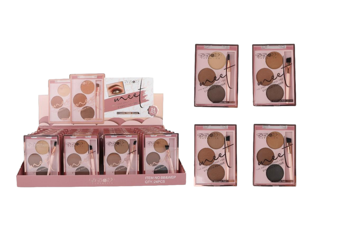 BB&amp;W - MEET EYEBROW POWDER /24pcs display  BB&amp;WEP    BB&amp;W