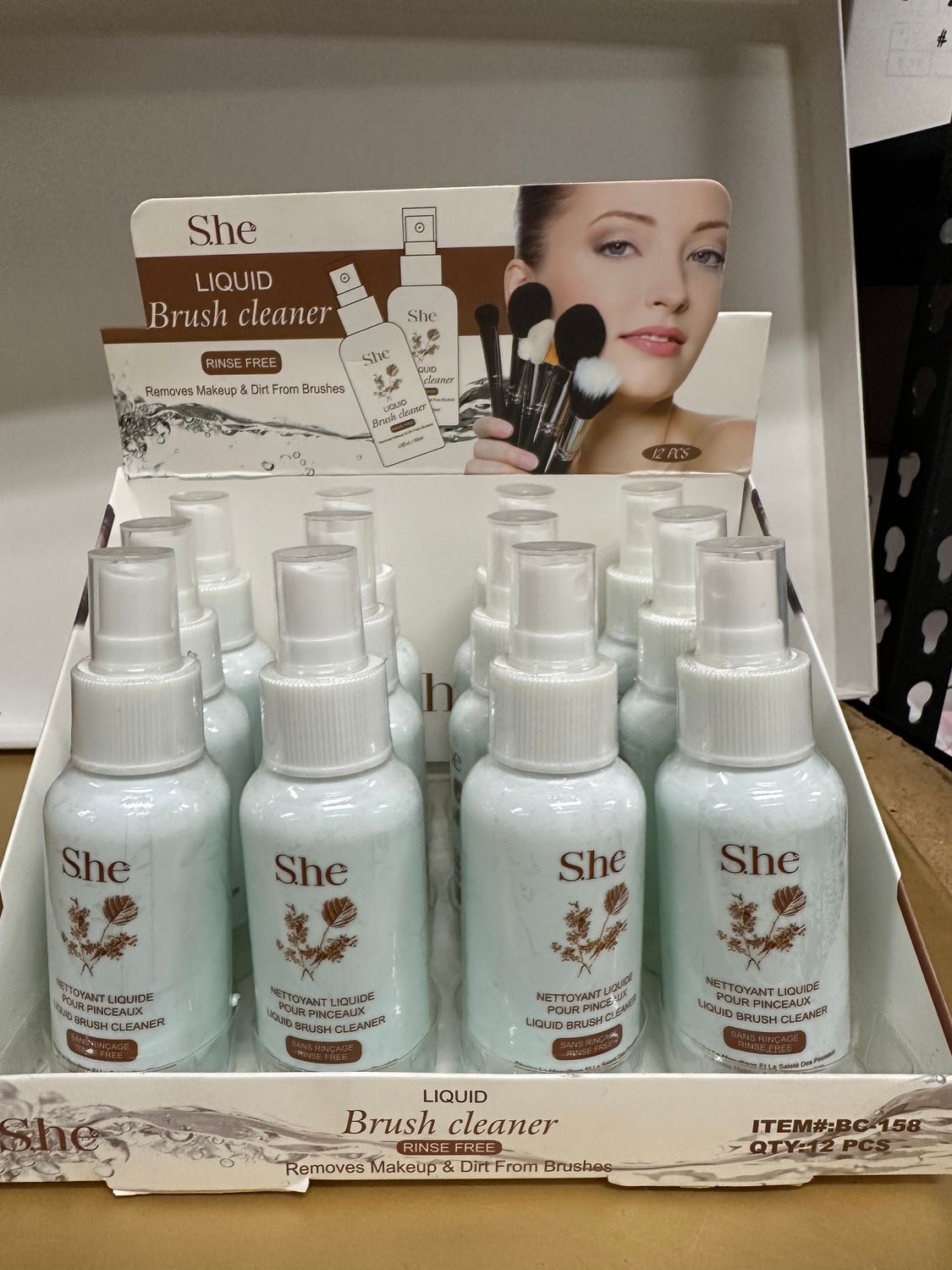 Liquid brush cleaner   BC158 SHE