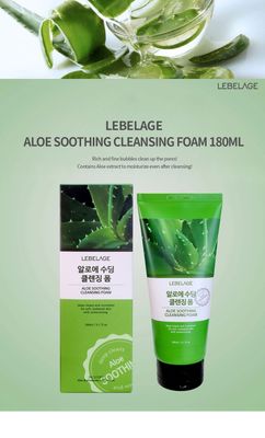 Aloe Soothing  Cleansing Foam-1pc   LEBELAGE