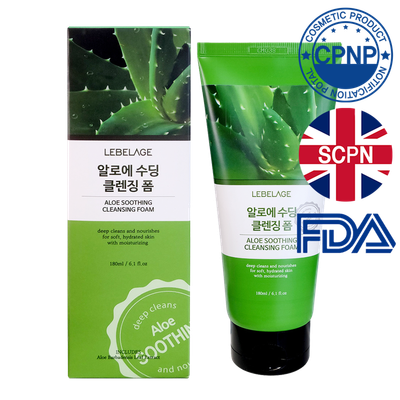 Aloe Soothing  Cleansing Foam-1pc   LEBELAGE