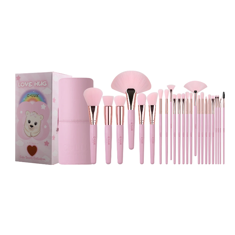 CLUX 24pc Brush jar  love hug -1pc
