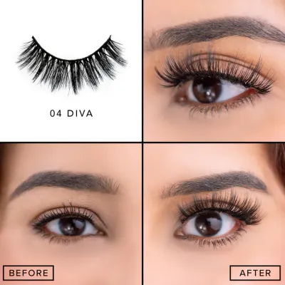 Super Star Eyelash 280 - 04  Diva  Italia 1dz