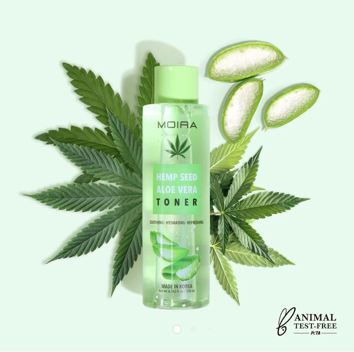 Hemp Seed Aloe Vera Toner HAT001  Moira-1pc