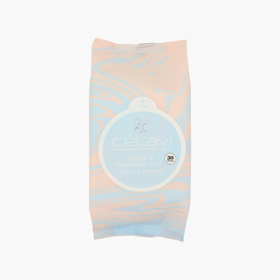Cleansing tissue collagen hyaluronice acid CELAVI.  6pc