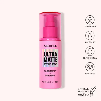 Ultra Matte Setting Spray OMS003  Moira