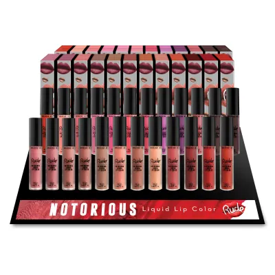 Notorious liquid lip color Set  RUDE
