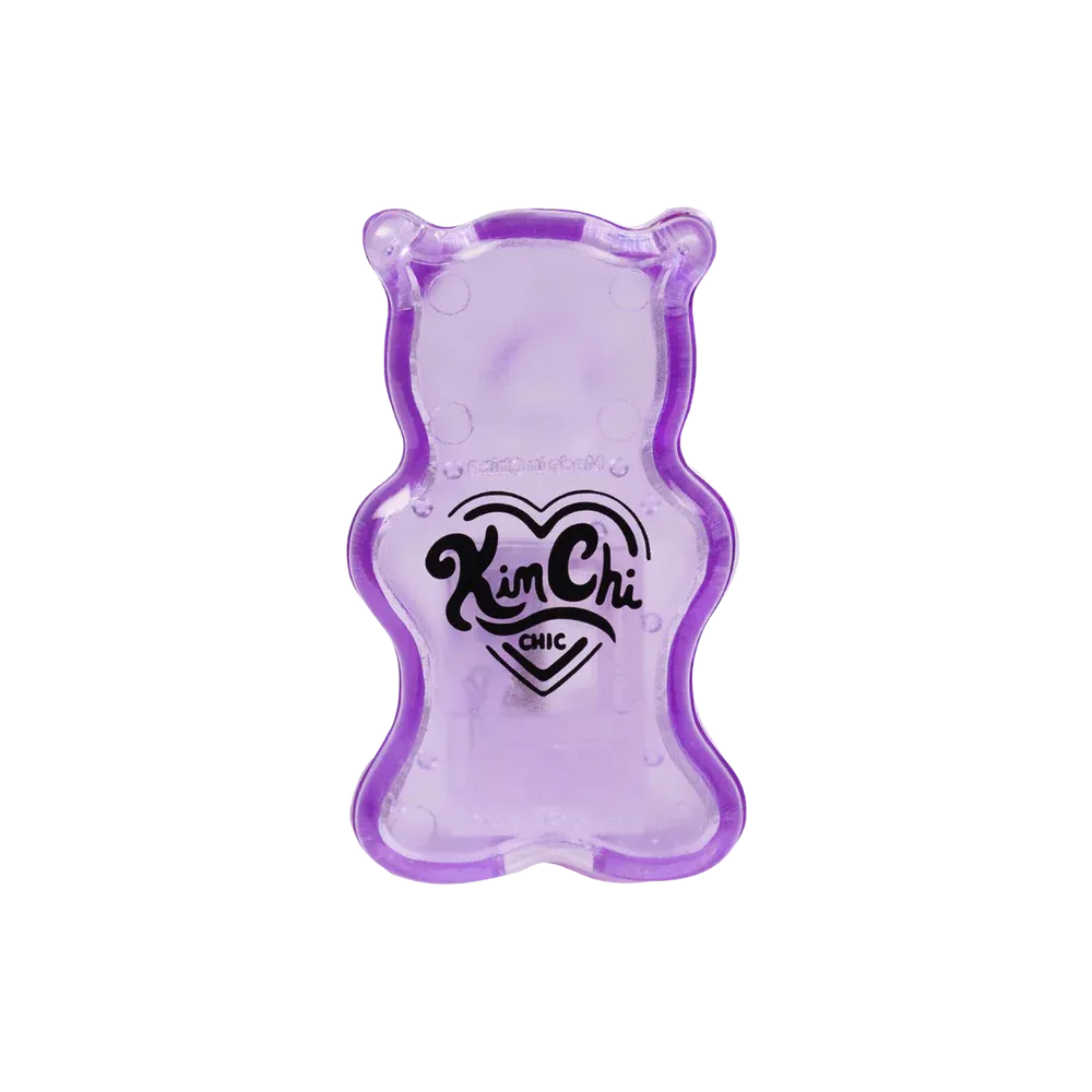 Teddy Bear Shape Pencil Sharpener in Lavender   Kimchi Chic Beauty