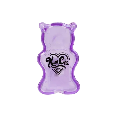 Teddy Bear Shape Pencil Sharpener in Lavender   Kimchi Chic Beauty