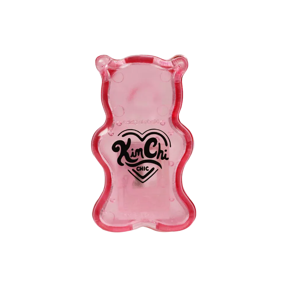 Teddy Bear Shape Pencil Sharpener in Rose   Kimchi Chic Beauty