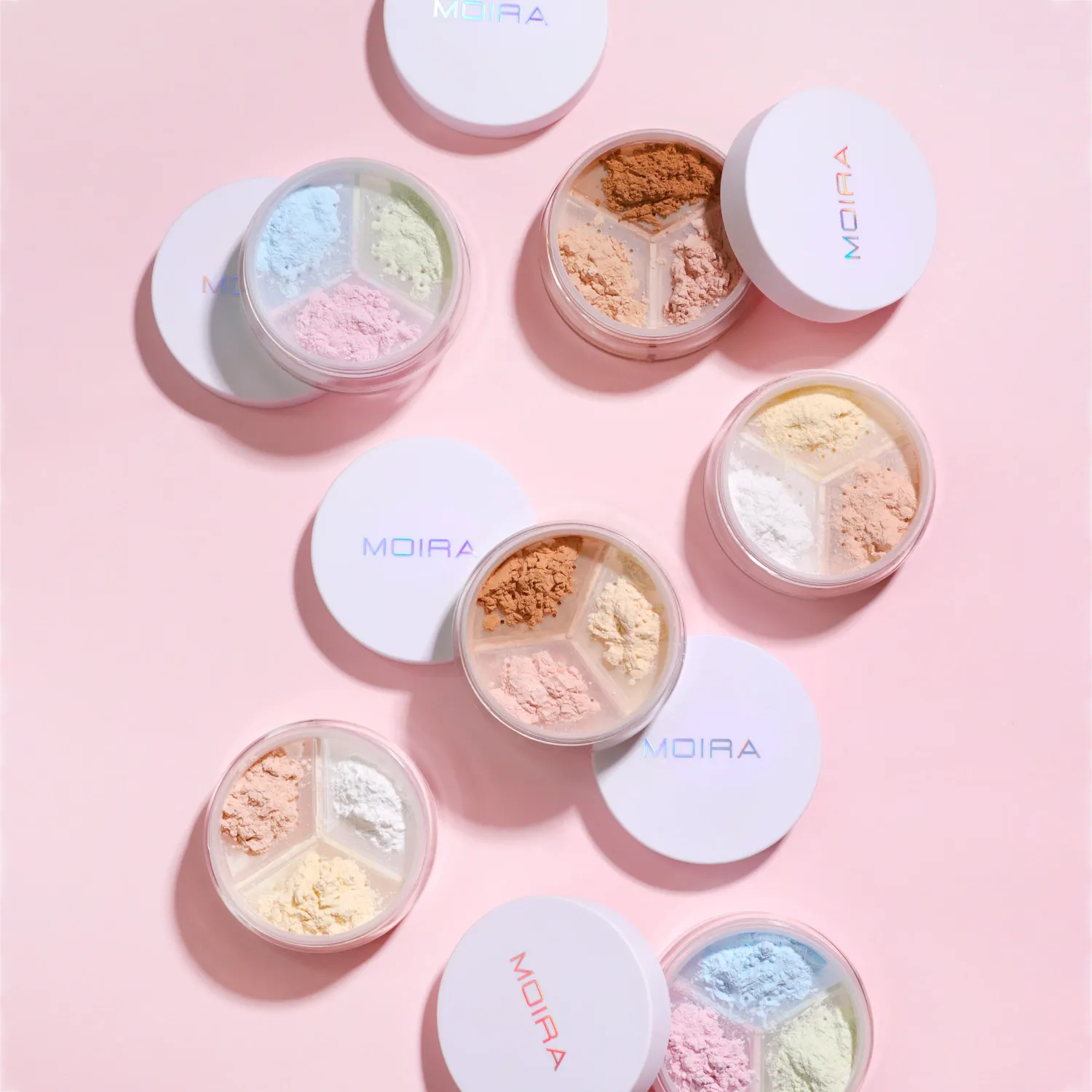Set &amp; Correct Loose Setting Powder -SCPSET-(6 colors 6pc each including testers)  Moira
