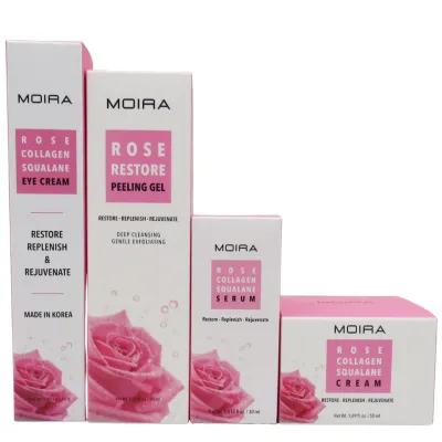 Rose Collagen Skincare Assorted -ROSESET-  (4 items 6pc each including testers). Moira