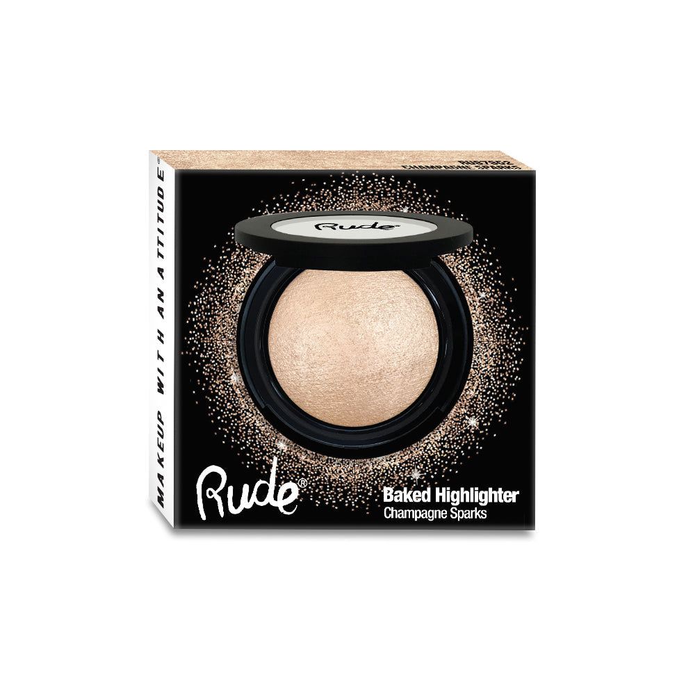 Baked highlighter champagne sparks RUDE