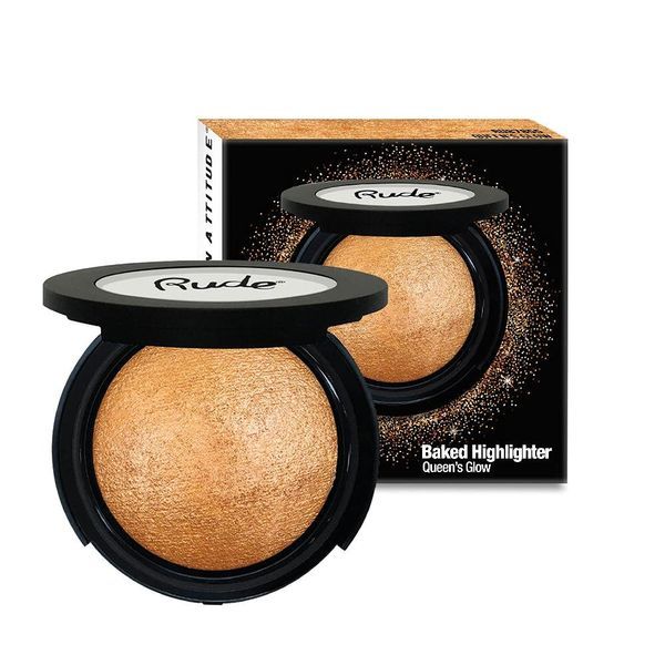 Baked highlighter queen&#39;s glow 1pc RUDE