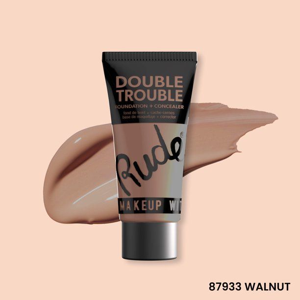 Double trouble foundation + concealer walnut RUDE