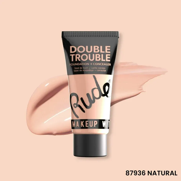 Double trouble foundation + concealer natural RUDE